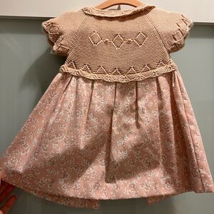 Pili Carrera Floral Crochet Dress